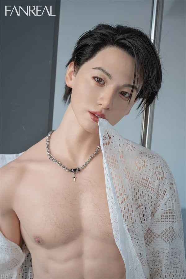 FanReal丨Jaden - 5ft8/173cm Standing Feet Silicone Male Sex Doll (Customizable)