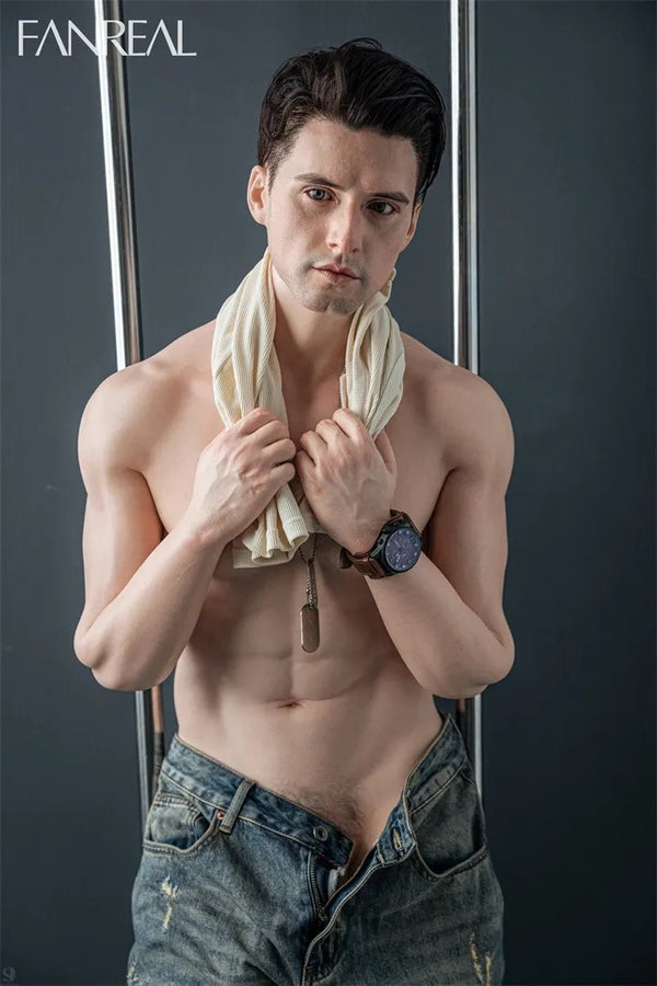 FanReal丨Blake - 5ft8/173cm Standing Feet Silicone Male Sex Doll (Customizable)
