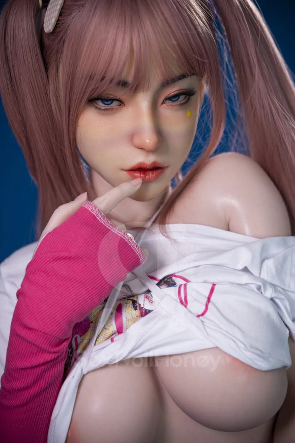 Mitsuko - 5ft 4/163cm Sucking Vagina Silicone Head Sex Doll (Customizable)  SexDollHoney