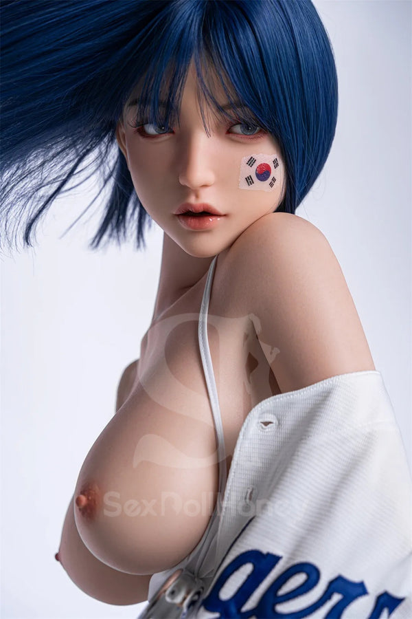 Orange In丨Annette - 5ft 2/158cm Sucking Vagina Silicone Sex Doll (Customizable)